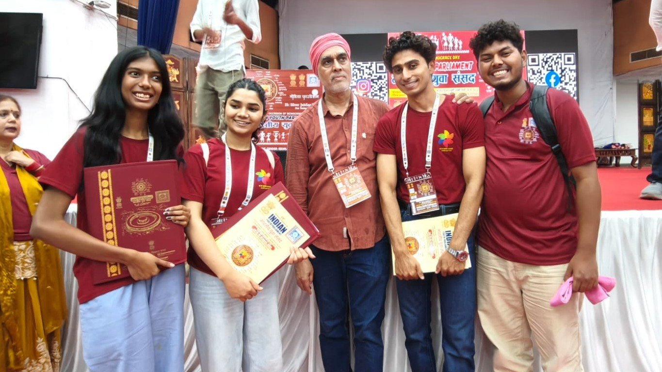 भारतीय युवा संसद में छत्तीसगढ़ की युवा शक्ति ने बढ़ाया प्रदेश का मान