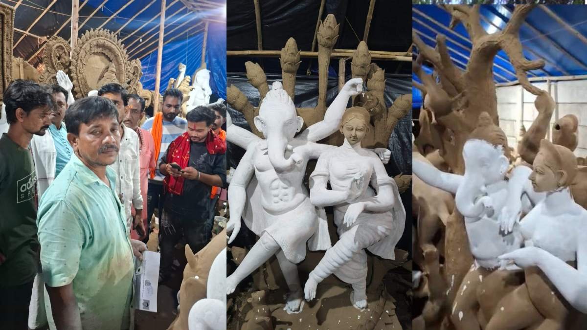 रायपुर में गणेश प्रतिमाओं के मूल स्वरूप पर विवाद, संत समाज ने कार्रवाई नहीं होने पर आंदोलन की दी चेतावनी