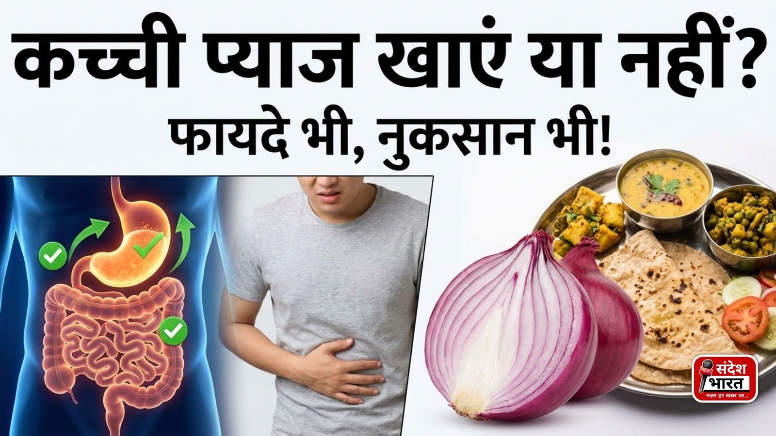 खाने के साथ कच्ची प्याज खाना कितना फायदेमंद? जानिए फायदे, नुकसान और किन लोगों को करना चाहिए परहेज